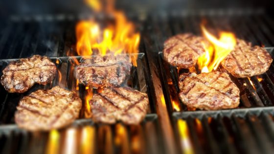 grilling out