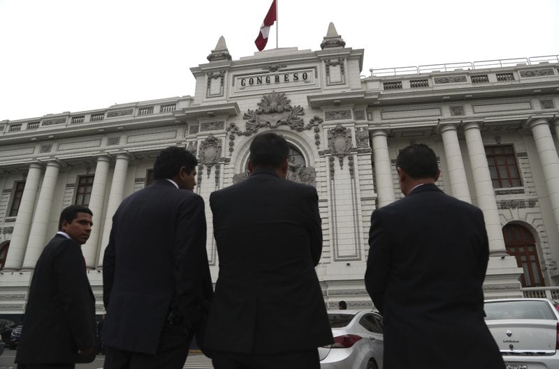 Peru Congress -- AP image