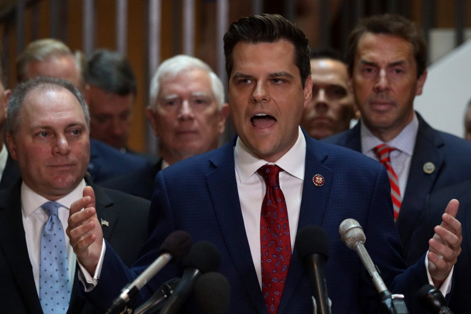 Rep. Matt Gaetz Holds Press Conference Calling For Transparency In Impeachment Inquiry