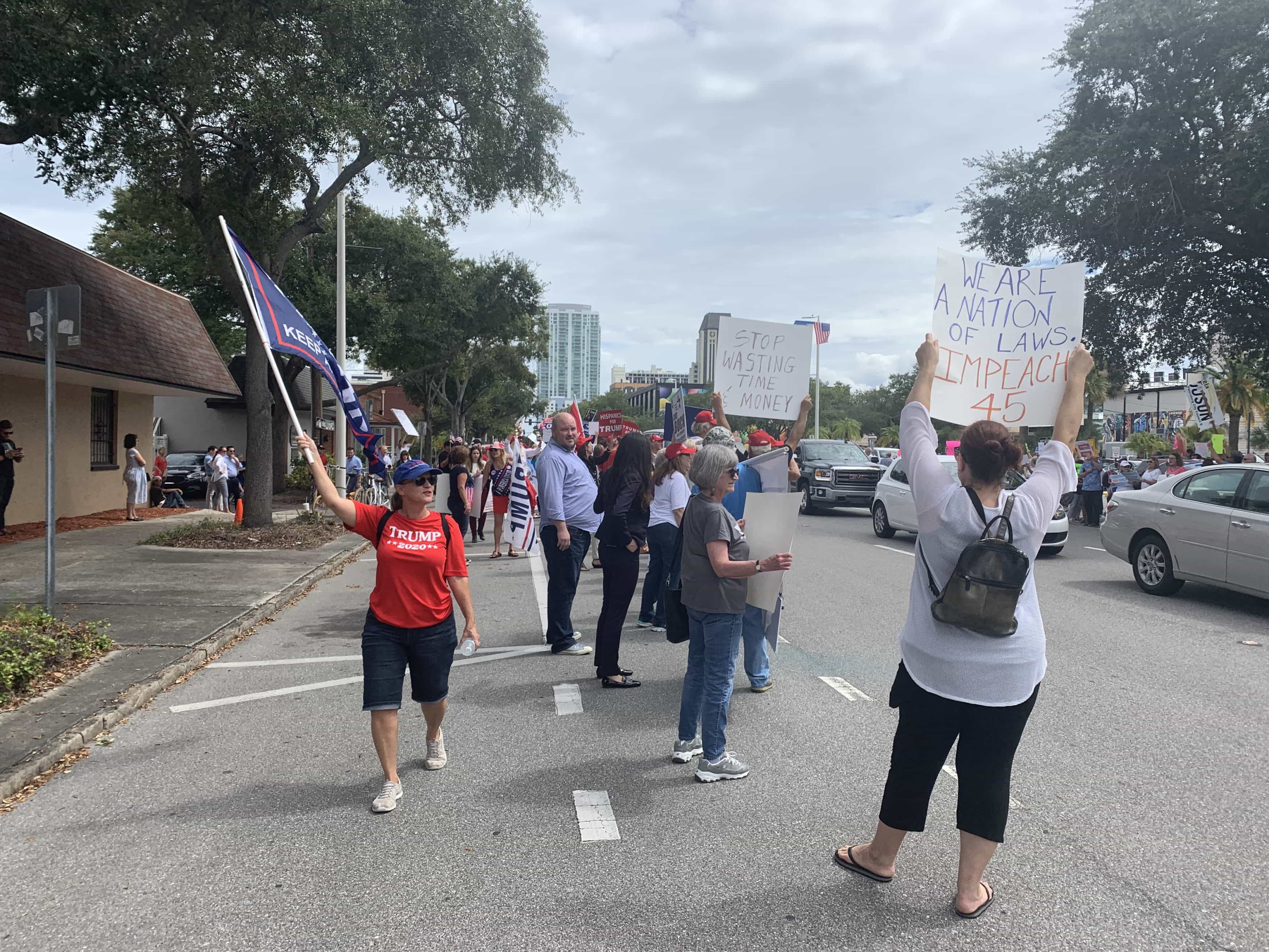 pro-Trump rally