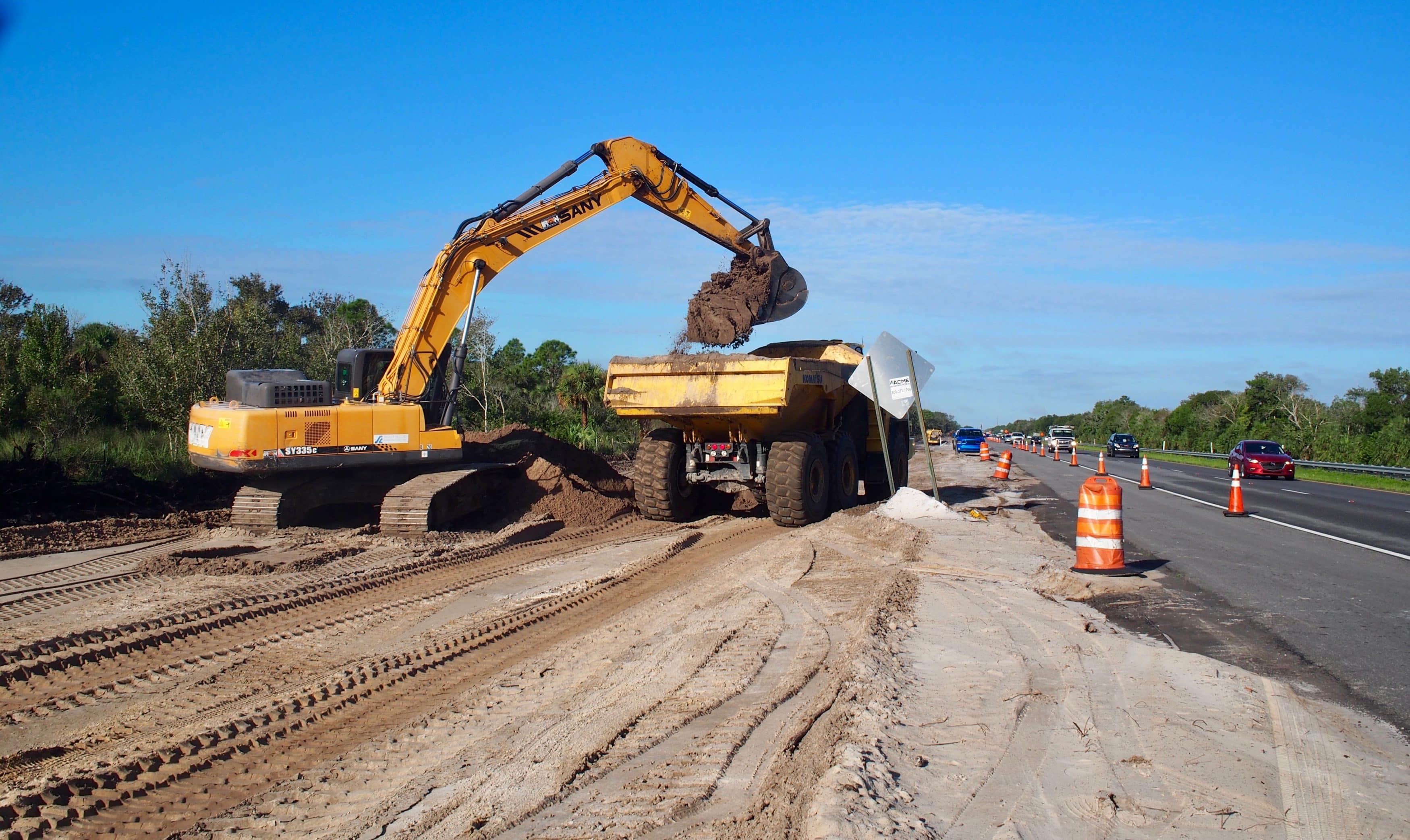 Brightline railroad construction