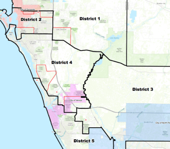 Sarasota County Gis Map Sarasota County Moves Ahead With Redistricting Despite Controversy