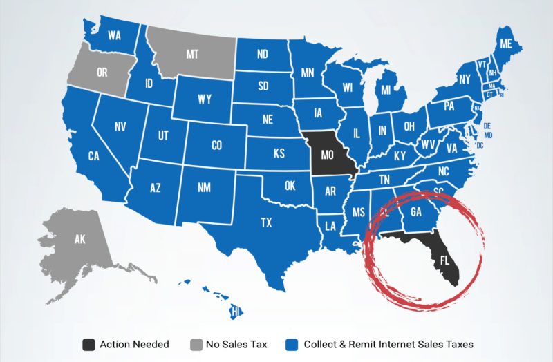 Sales Tax Map