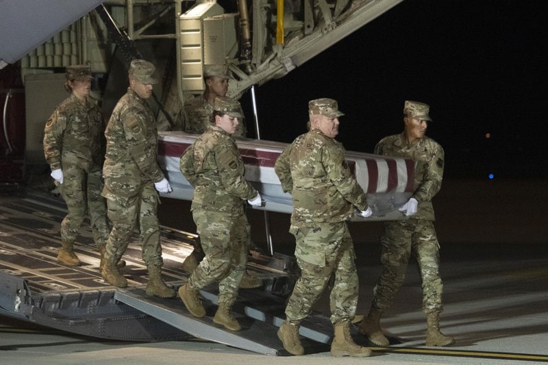 AP NAS Pensacola coffin pallbearers