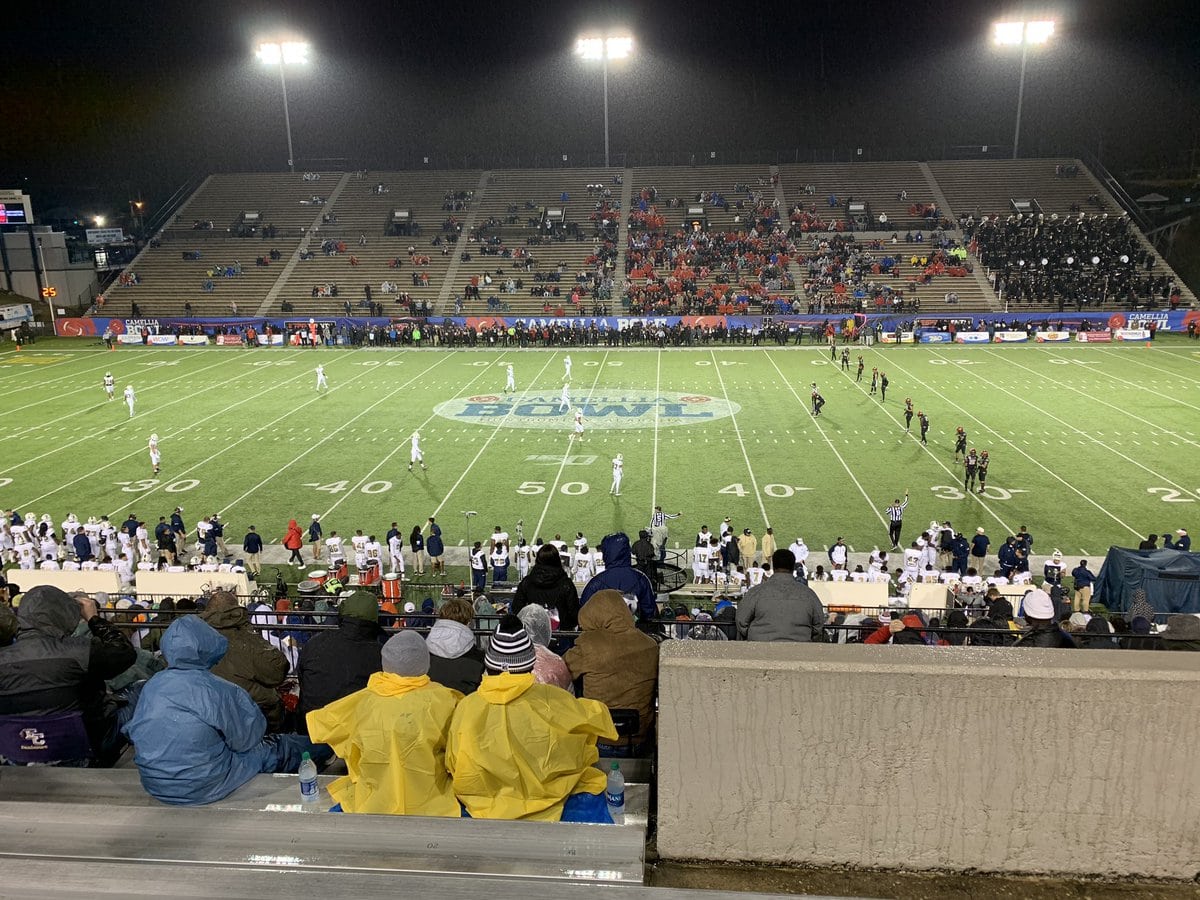 empty seats at a bowl game