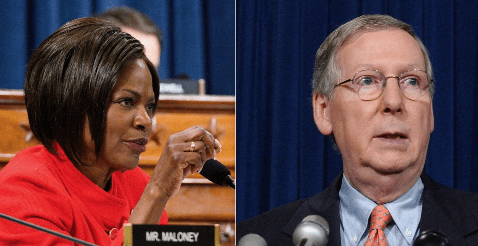 Val Demings and Mitch McConnell