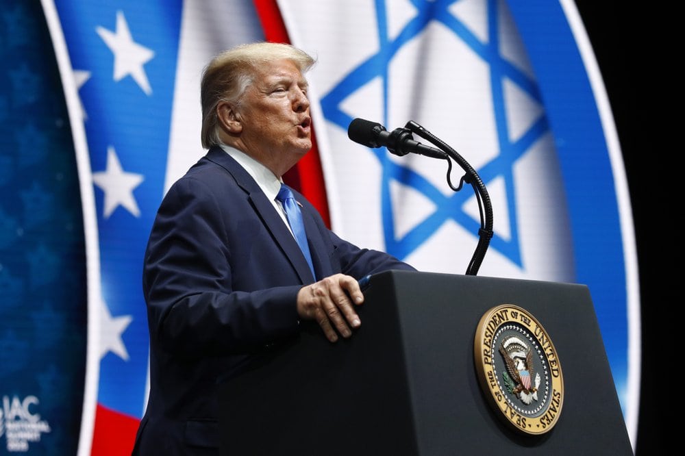 trump, donald - at israel summit