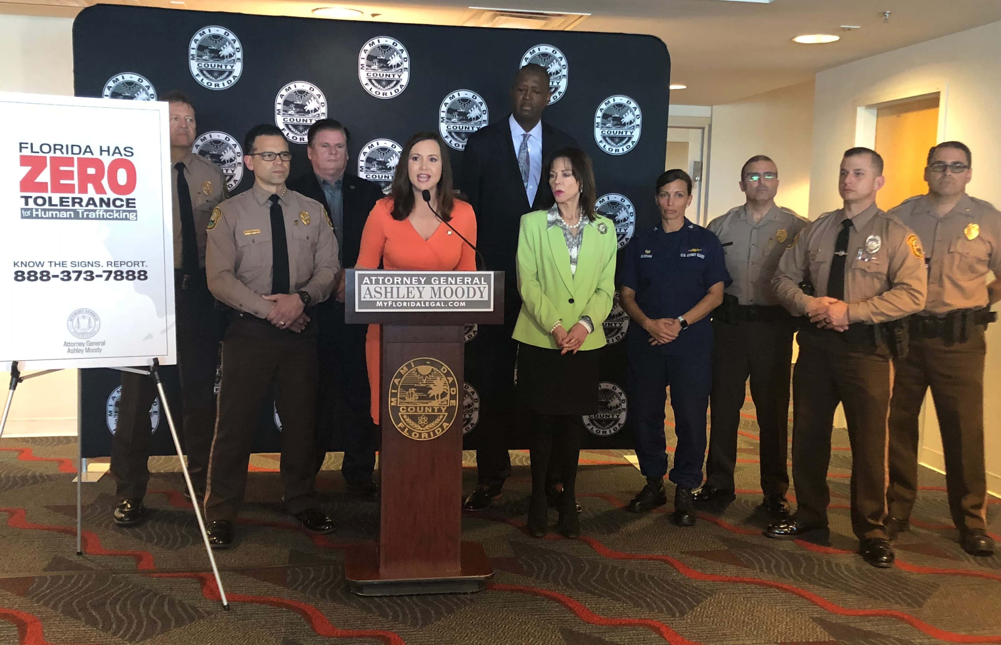 Ahead Of Super Bowl Liv Ashley Moody Praises Human Trafficking Prevention Efforts At Miami Stop