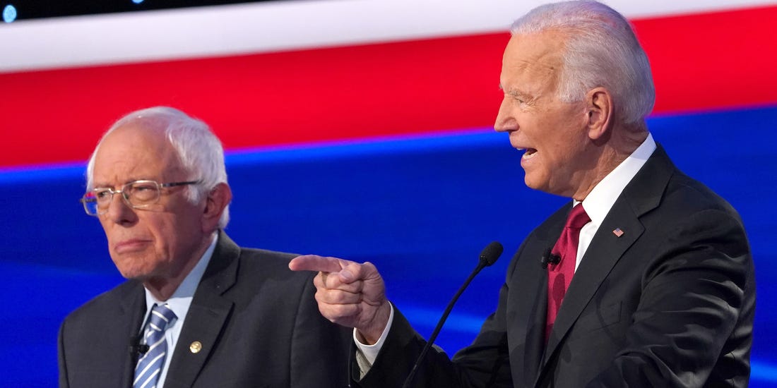 Joe Biden accuses Bernie