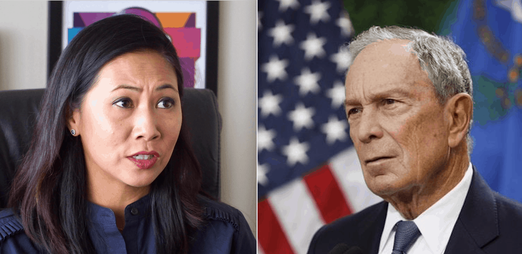 Stephanie Murphy and Mike Bloomberg