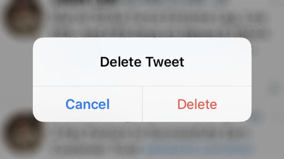 delete tweet