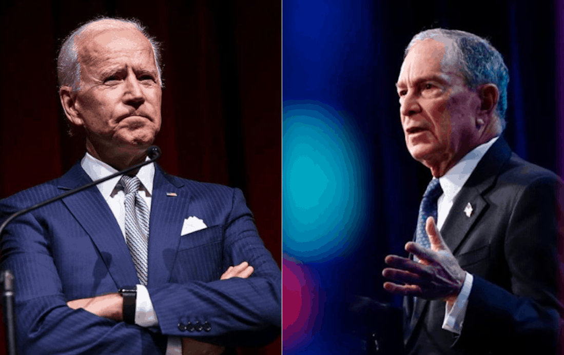 Joe Biden and Mike Bloomberg