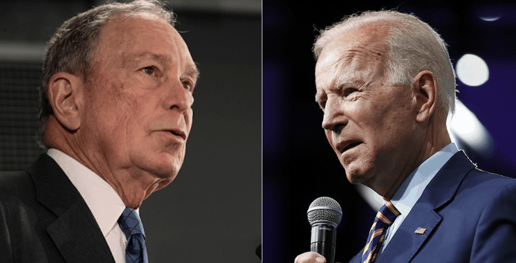 MIke Bloomberg and Joe Biden