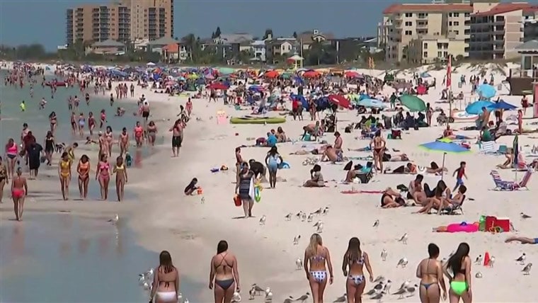 Florida beaches coronavirus