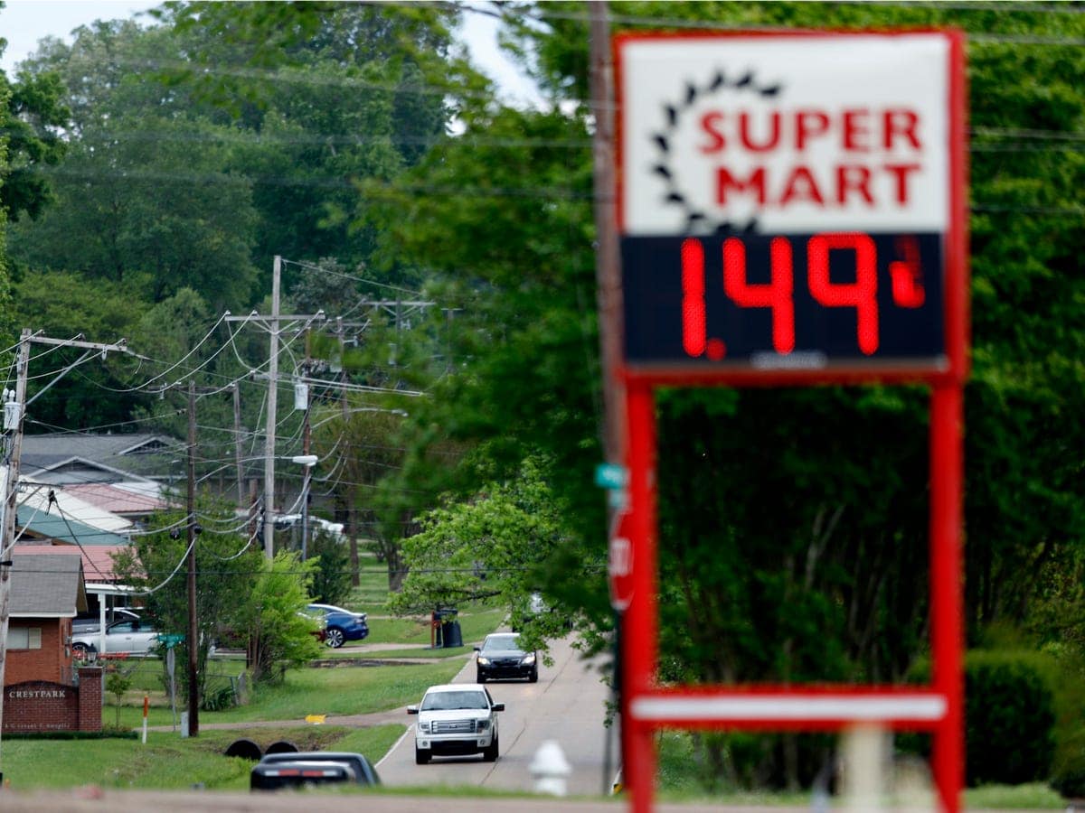 gas prices plummet