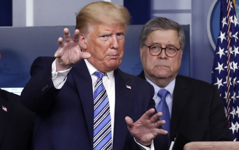 Donald Trump and William Barr