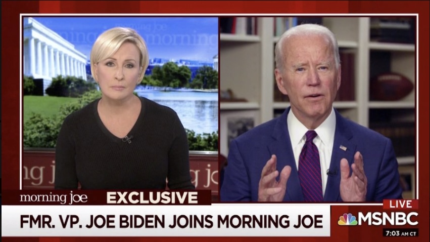 Joe Biden on Morning Joe