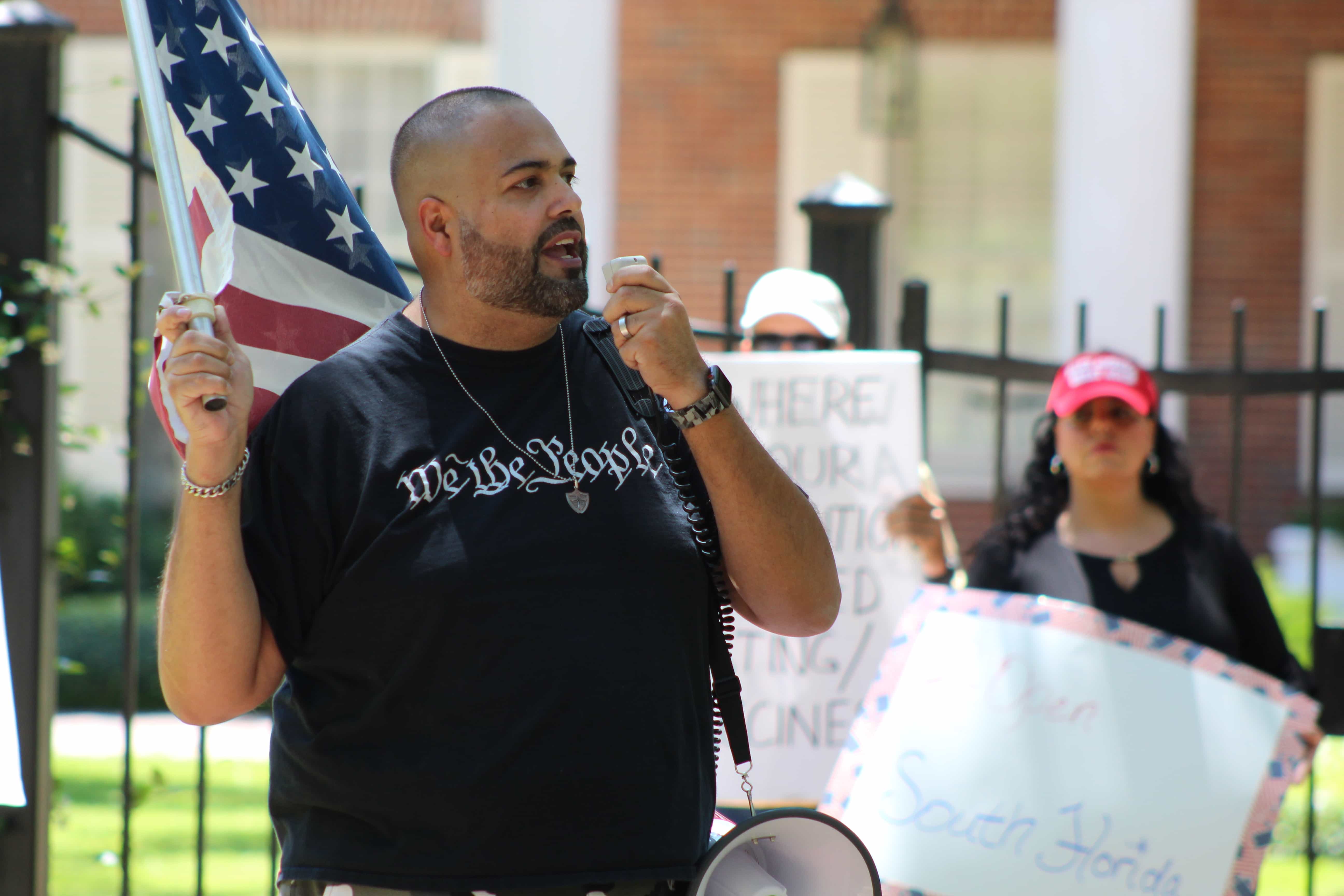 Make America Work Again protest