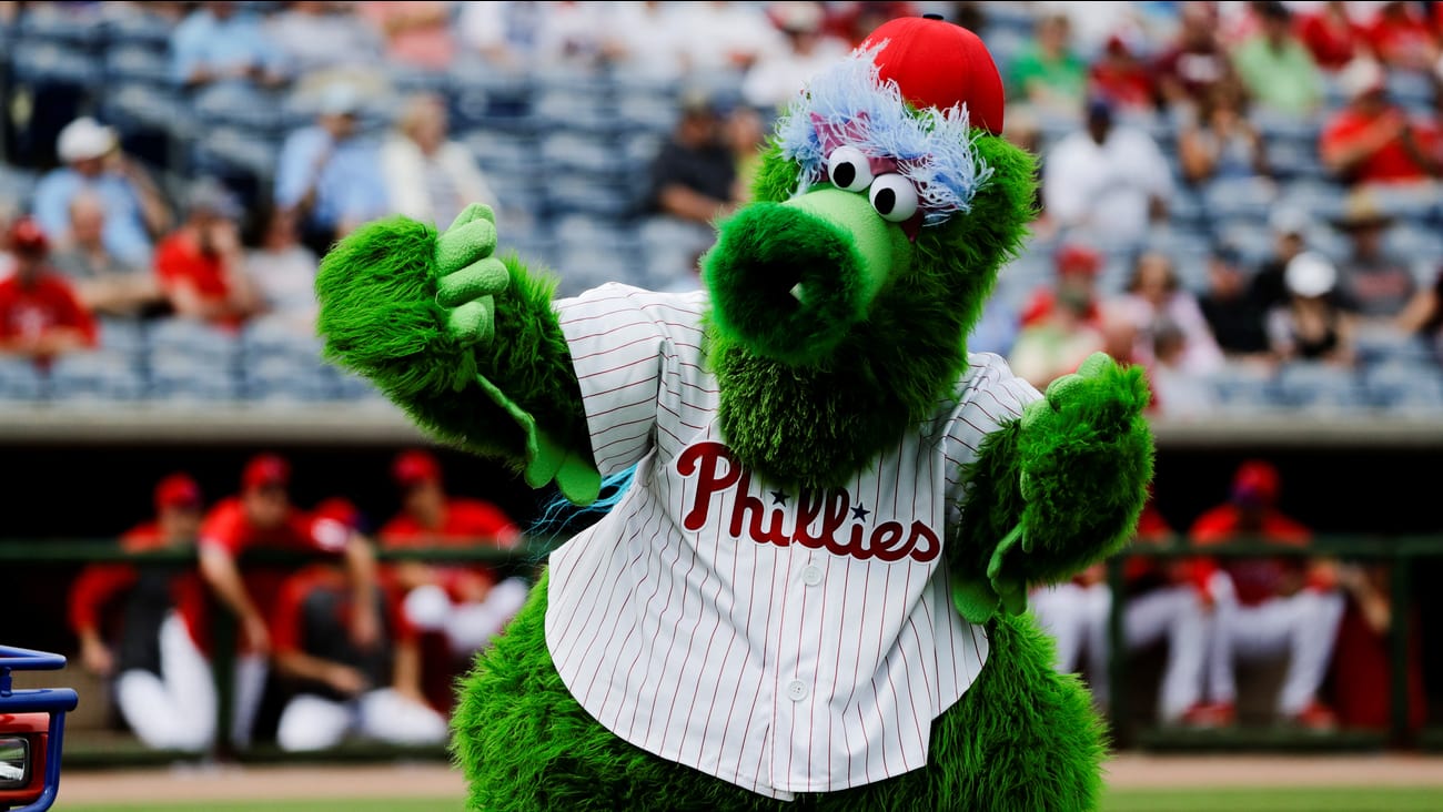 Phillie Phanatic debuts his spring training makeover