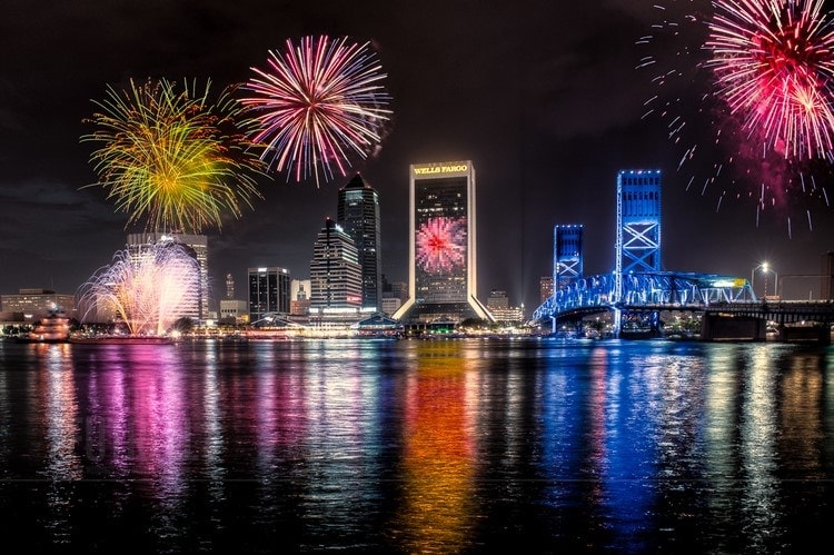 Downtown Jacksonville's Fourth of July fireworks through the years