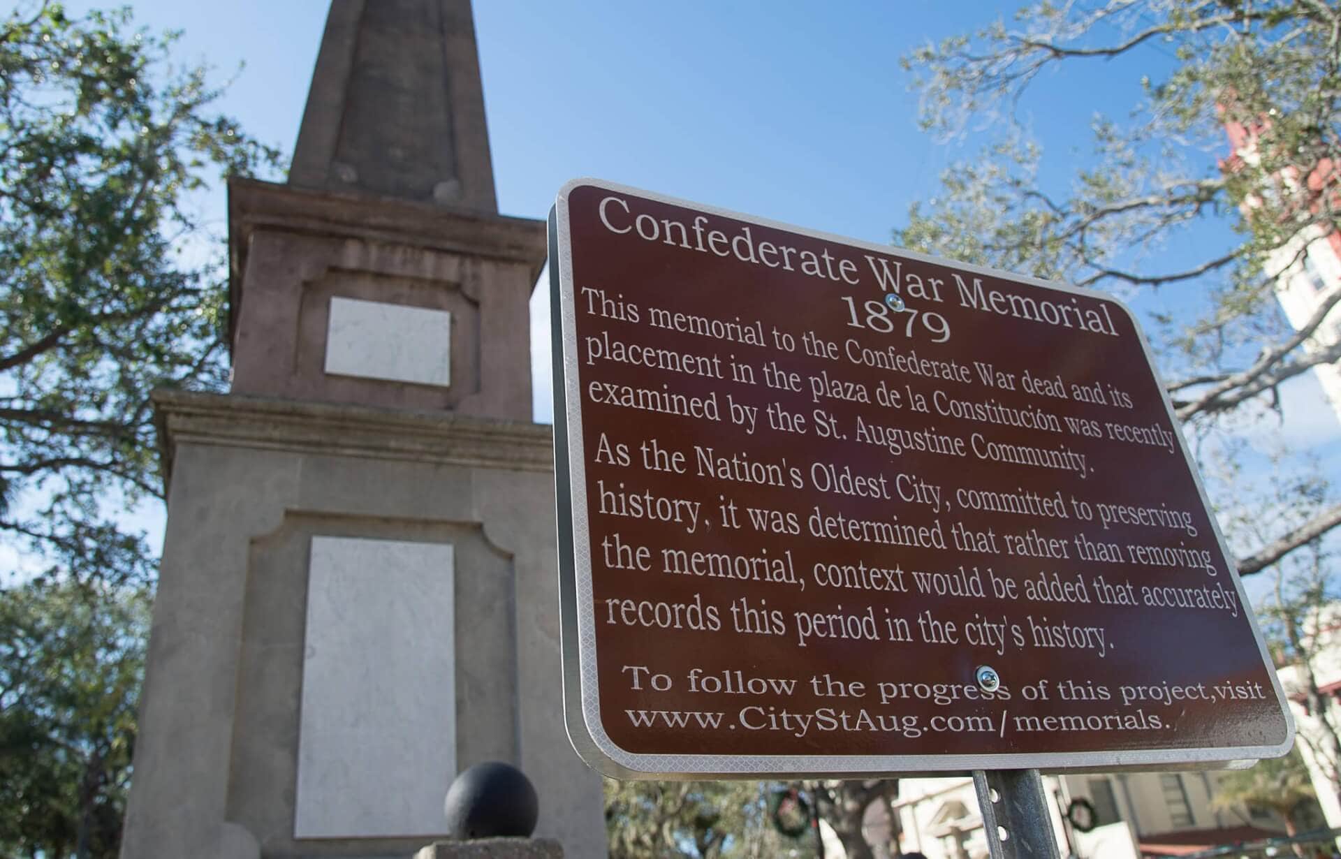 st augustine confederate monument