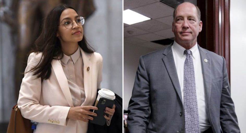 Alexandria Ocasio-Cortez and Ted Yoho