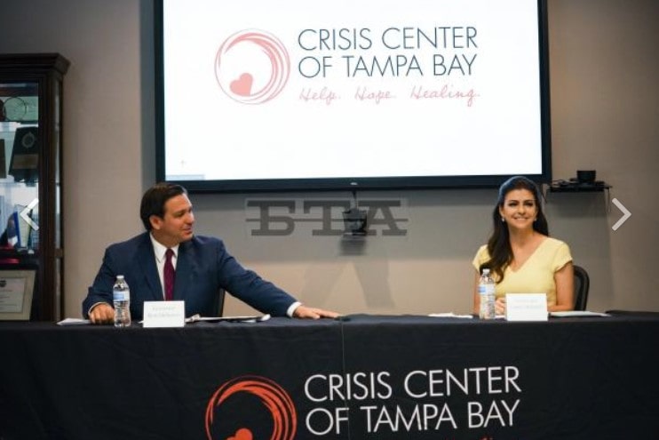 crisis center tampa bay deSantis