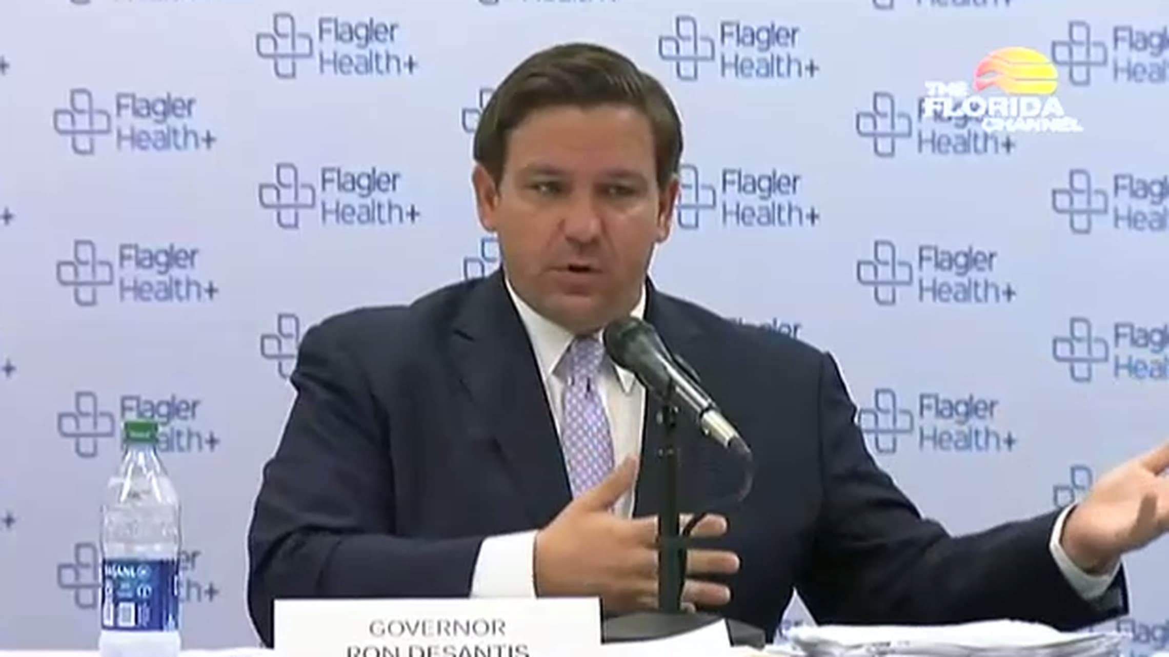 desantis, ron - at flagler health