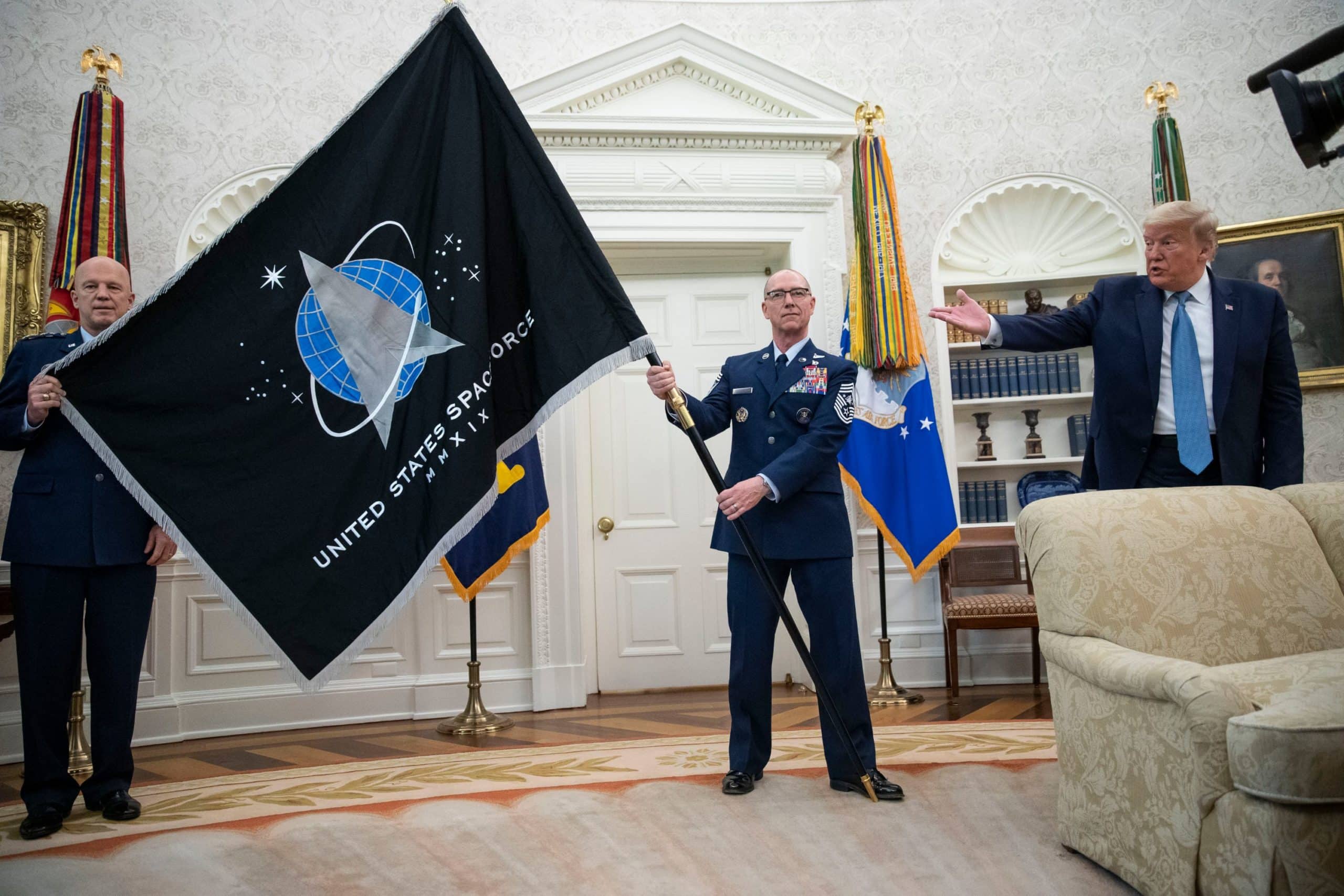 space force flag trump
