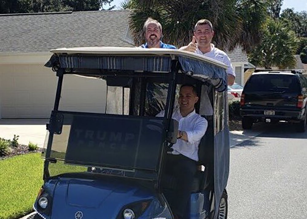 Gruters Sabatini Golf Cart