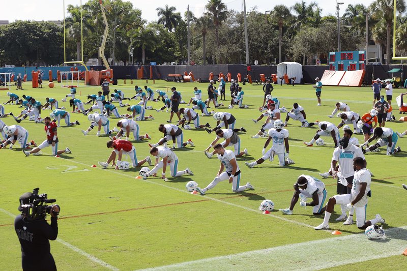 Miami Dolphins training camp 2020