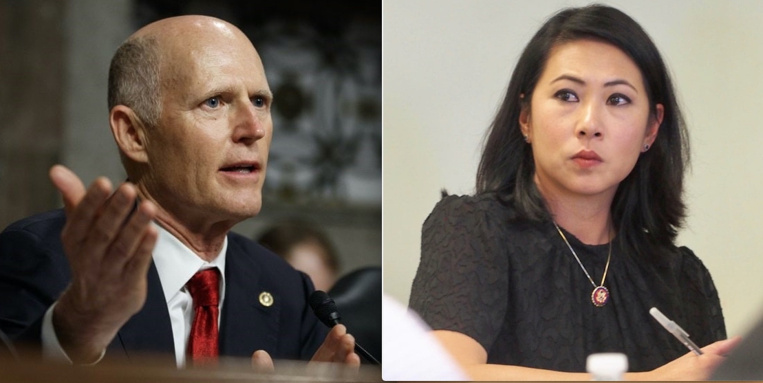 Rick Scott and Stephanie Murphy