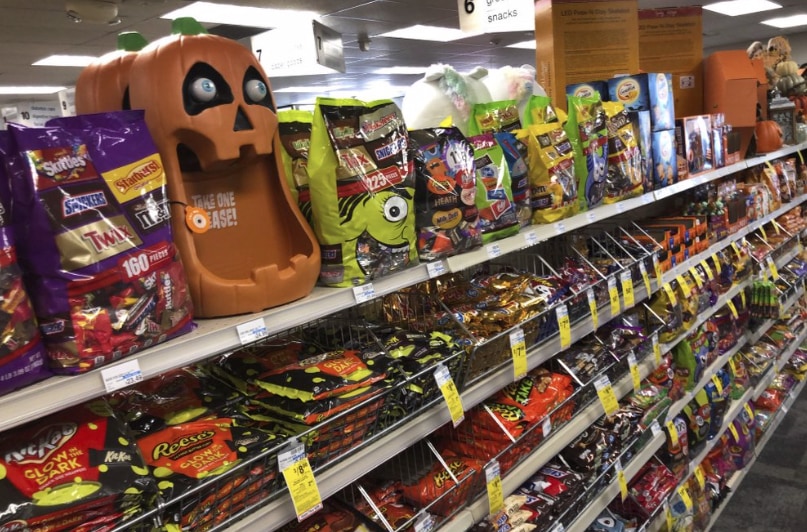 Candy aisle in Maine