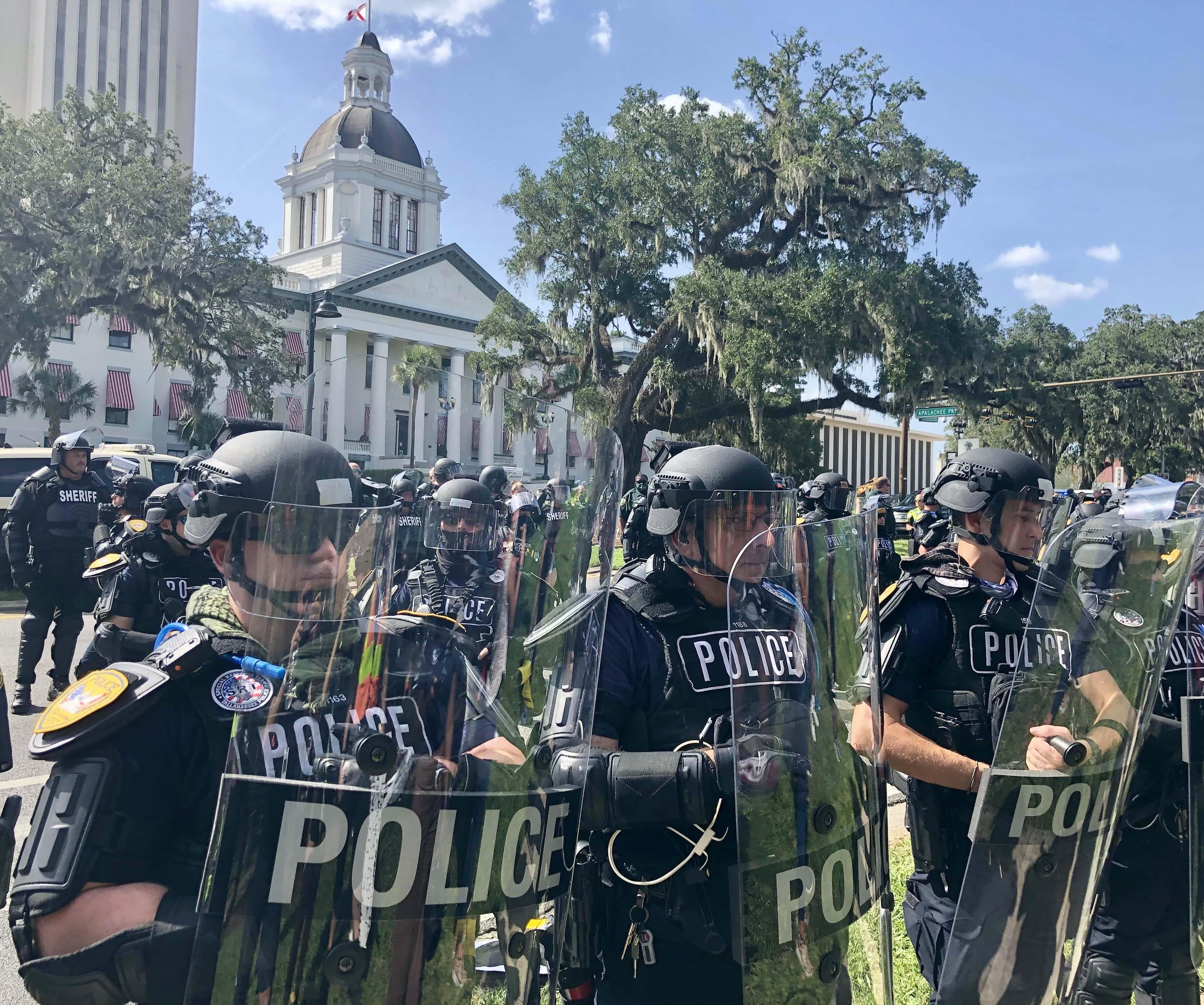 Multiple protesters arrested during demonstration outside Florida Capitol