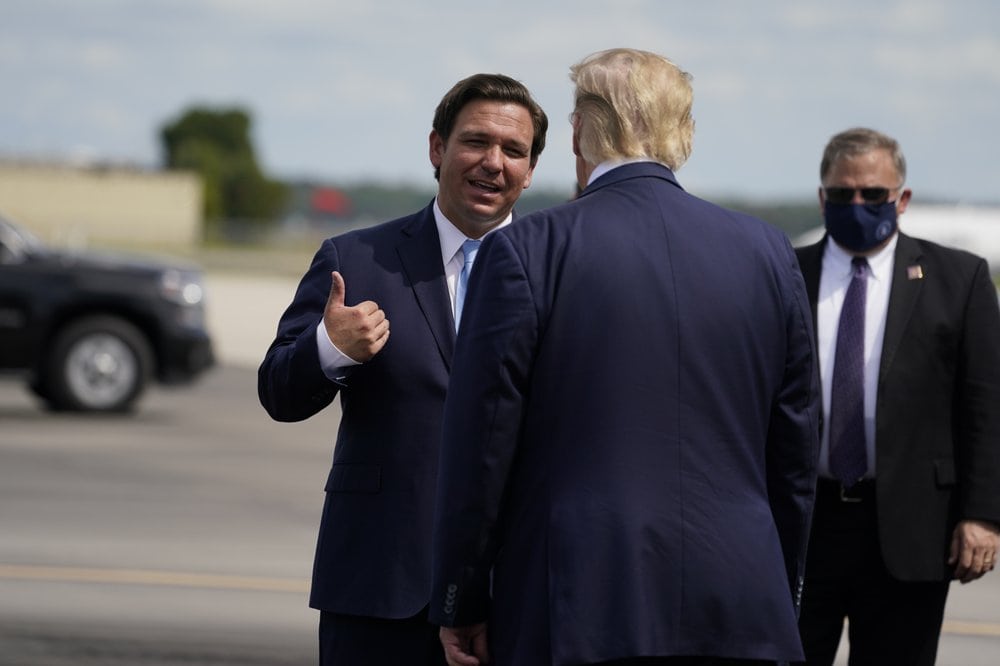 Trump DeSantis Fort Myers