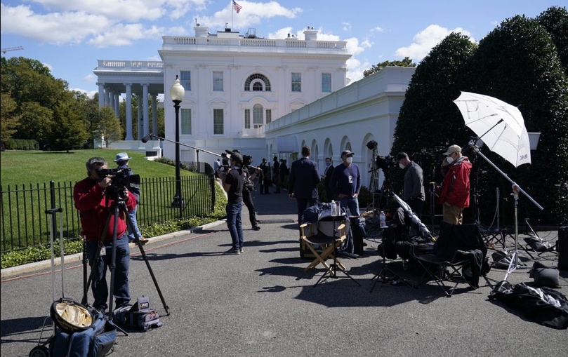 Journalists at White House
