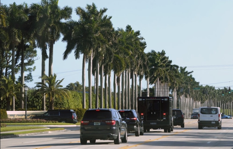 Donald Trump's motorcade