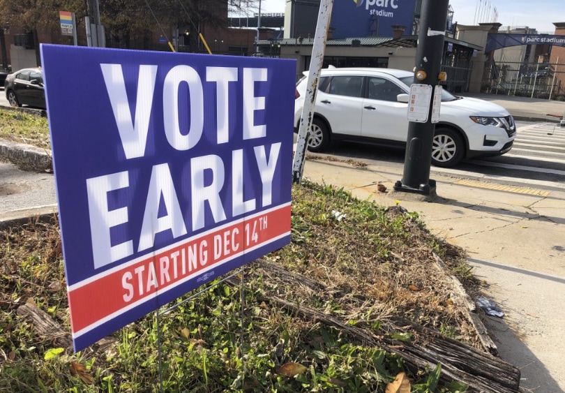 Early inperson voting begins in Senate runoffs