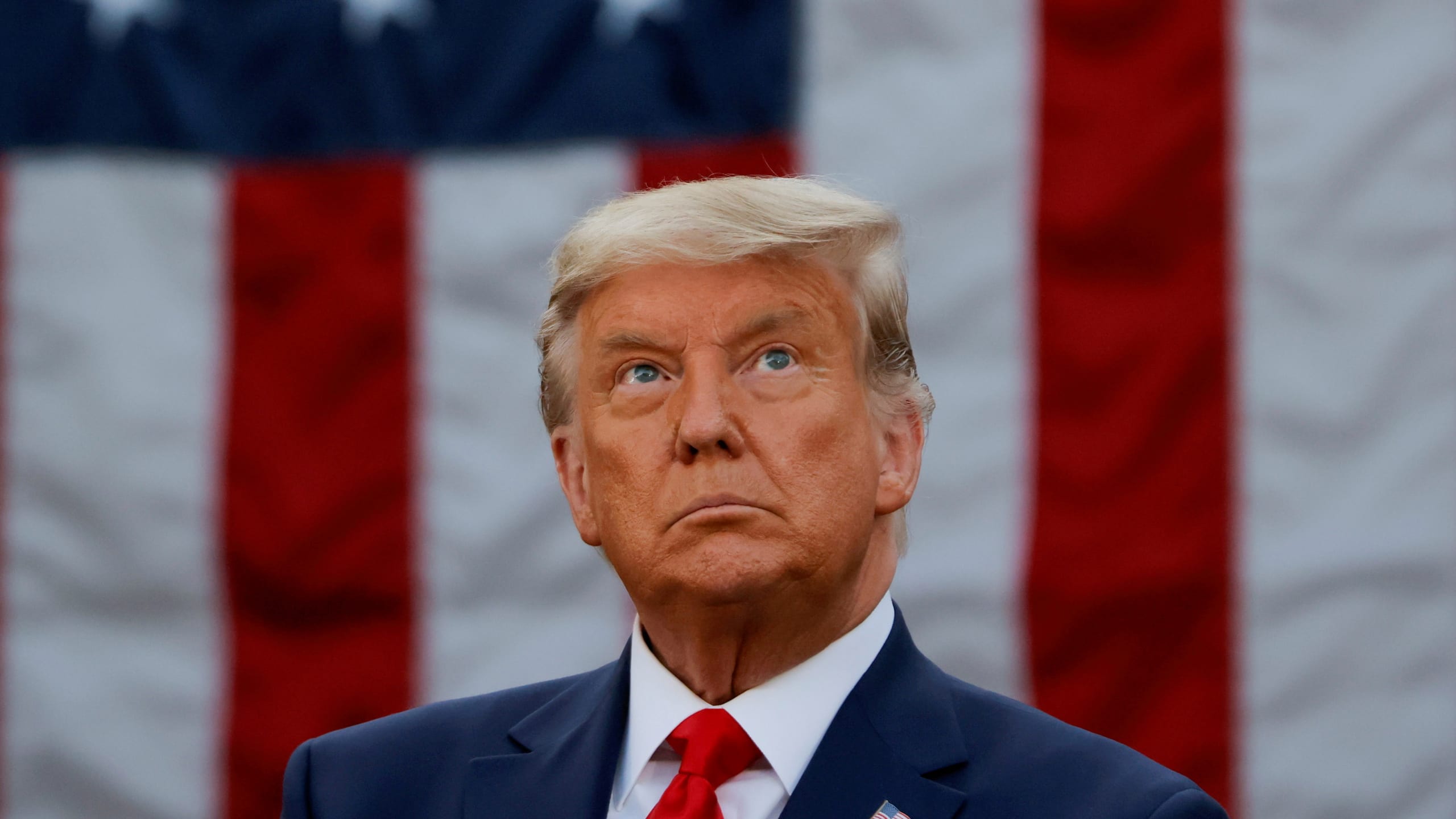 FILE PHOTO: U.S. President Trump delivers update on so-called Operation Warp Speed coronavirus treatment program in televised address from the Rose Garden at the White House in Washington