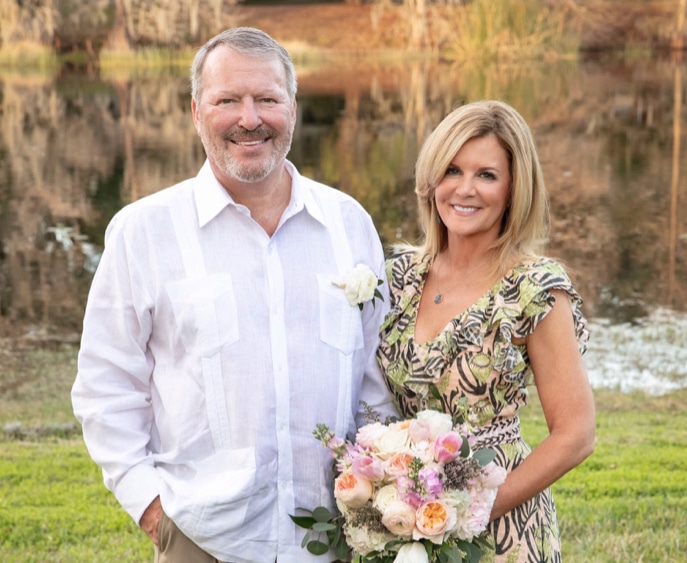 Buddy Dyer and Susan Galloway