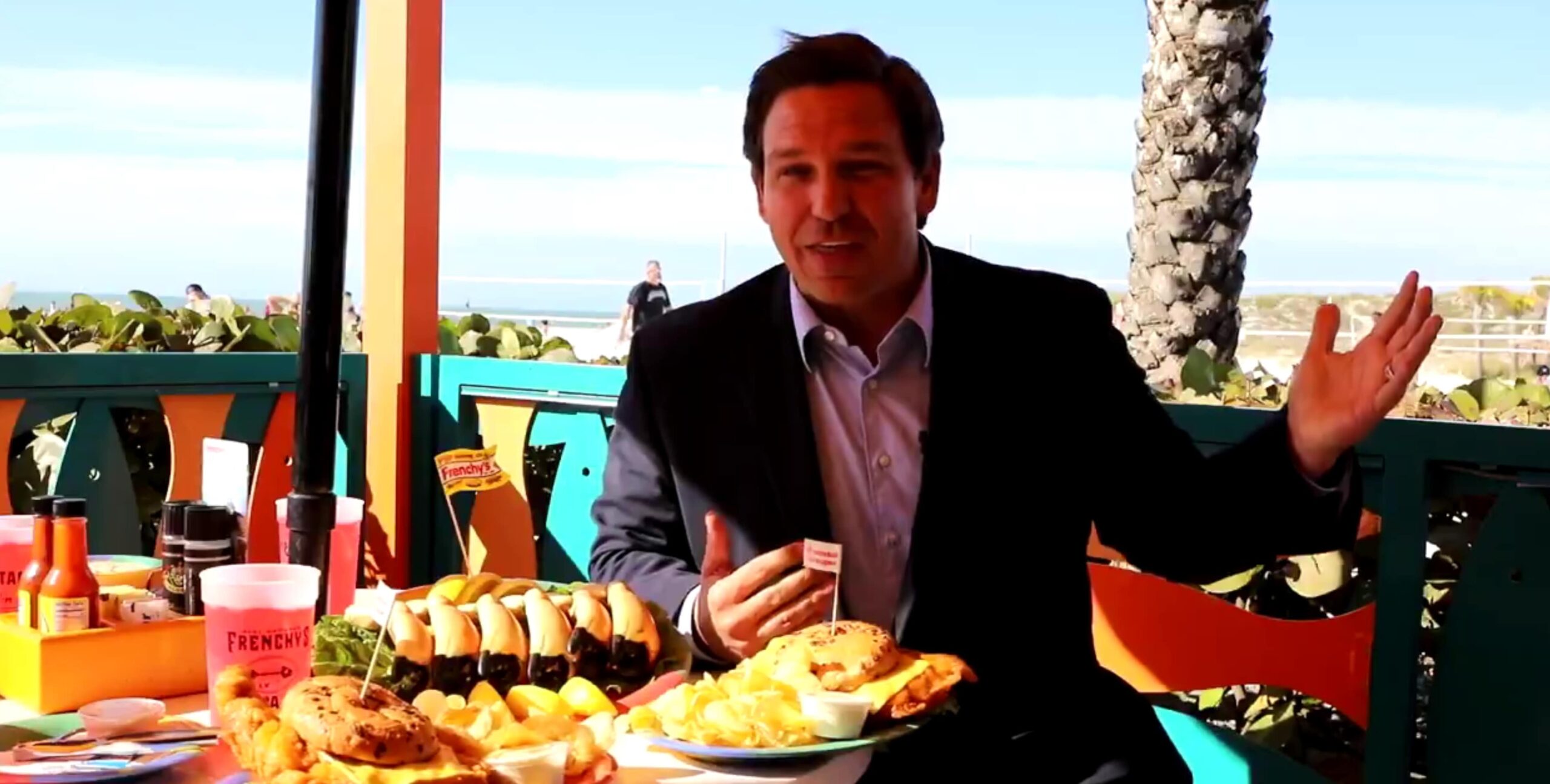 'Partisan' Ron DeSantis bets Frenchy's stone crab claws and grouper