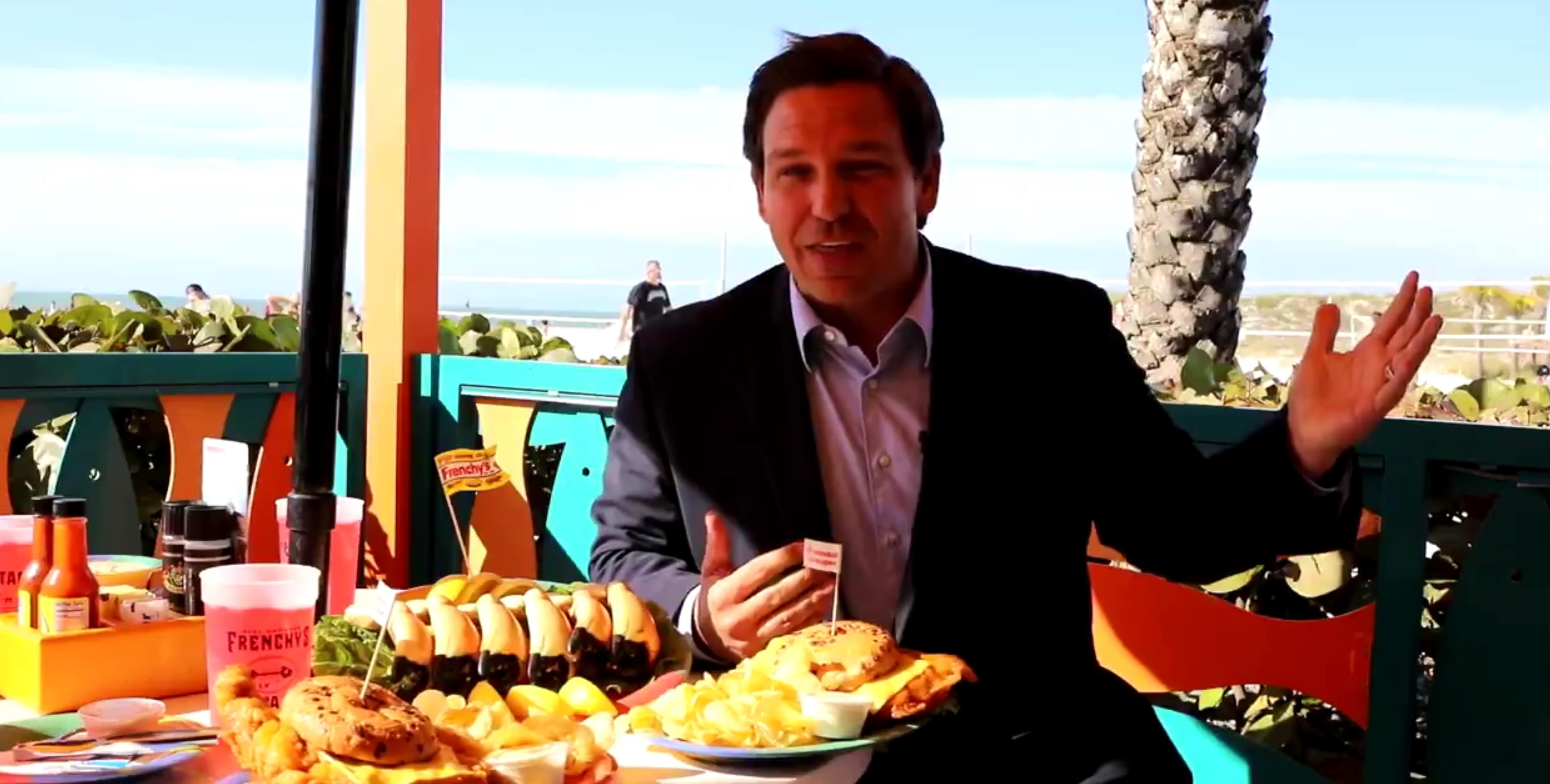 ‘Partisan’ Ron DeSantis bets Frenchy’s stone crab claws and grouper sandwiches on Tampa Bay Buccaneers