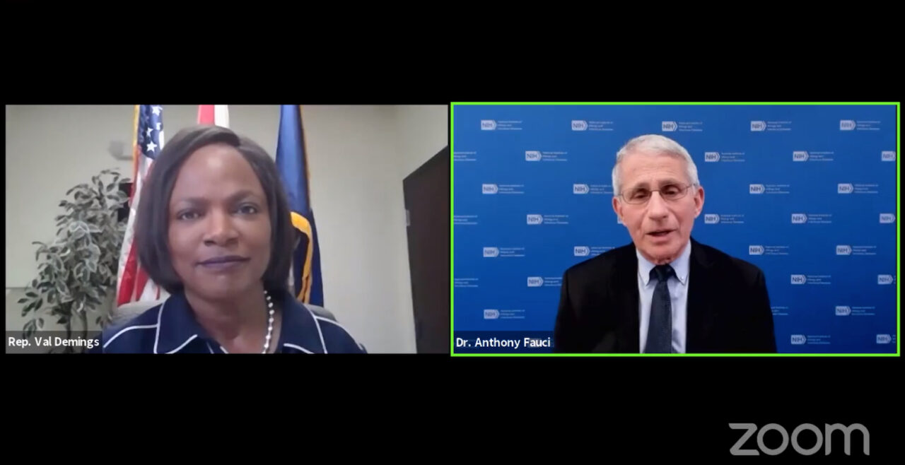 Val Demings an Anthony Fauci