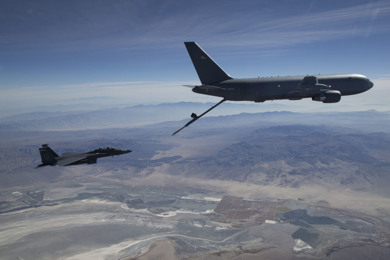 KC-46 F-15 certification test