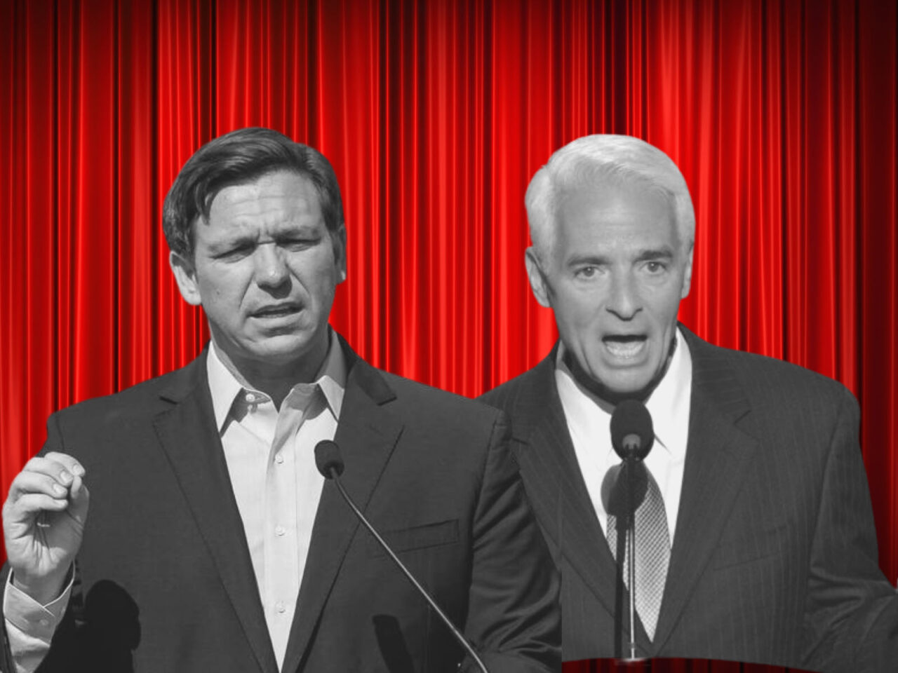 Poll Puts Ron Desantis Under But Still Leading Charlie Crist