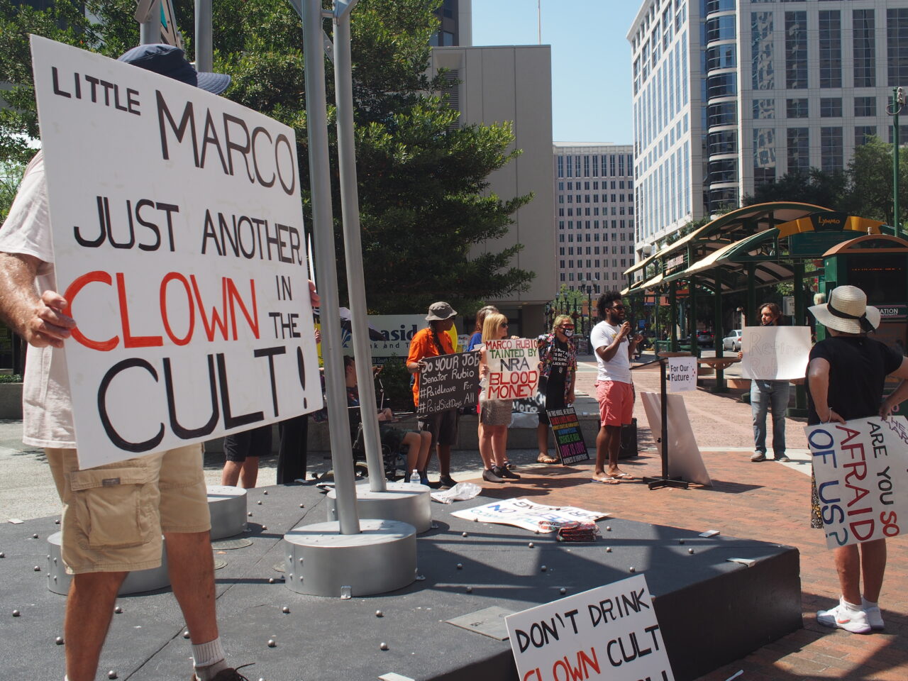 Anti-Marco Rubio protest in Orlando