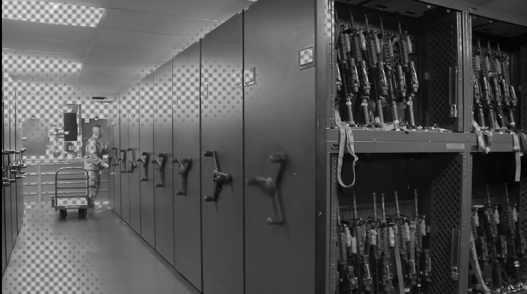 Photo illustratrion of an arms room at Malmstrom Air Force Base. Image via AP.