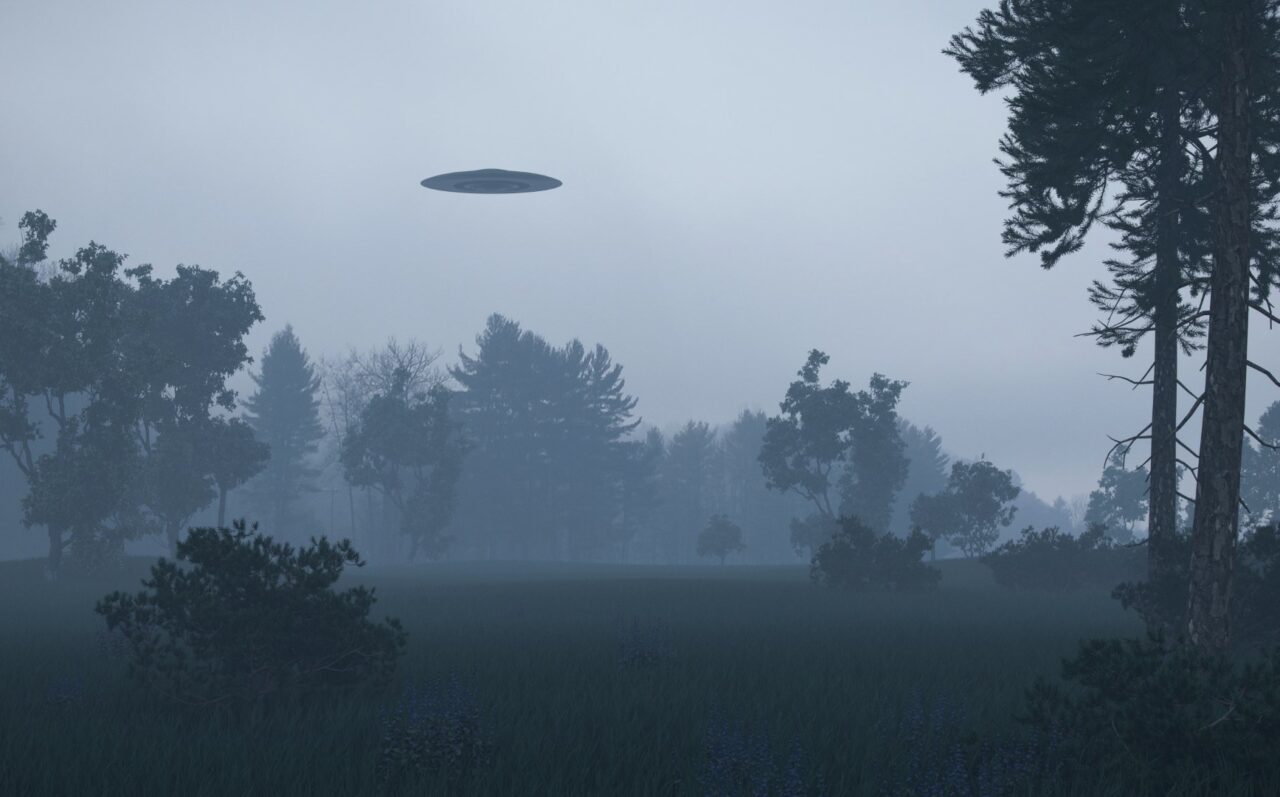 Ufo in the sky