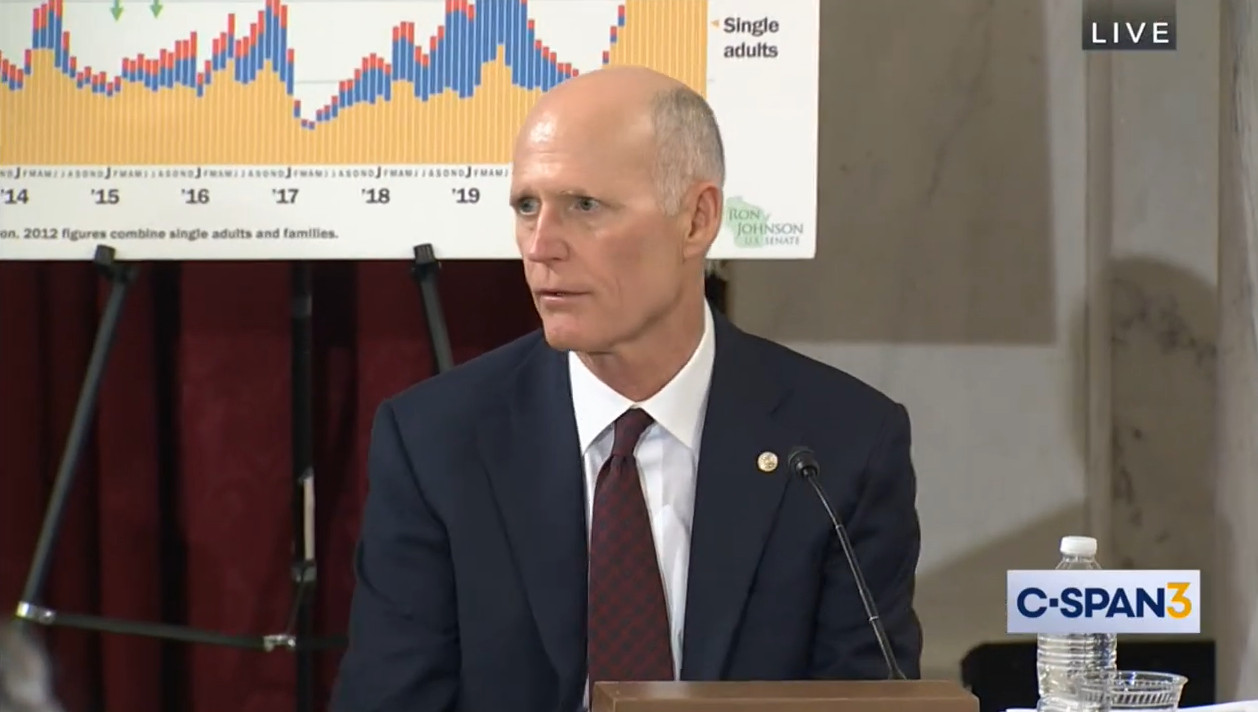 Rick Scott promises NRSC will fight for 'election integrity,' revisits 2018 recount gripes