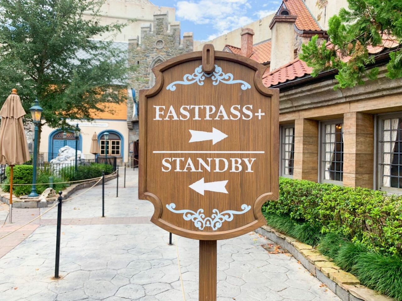 fastpass-secrets-wooden-sign